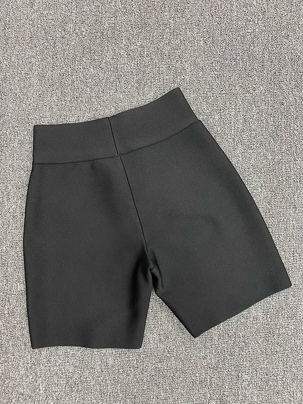 Top Quality Celebrity Grey Black White Elastic Rayon Bandage Pants