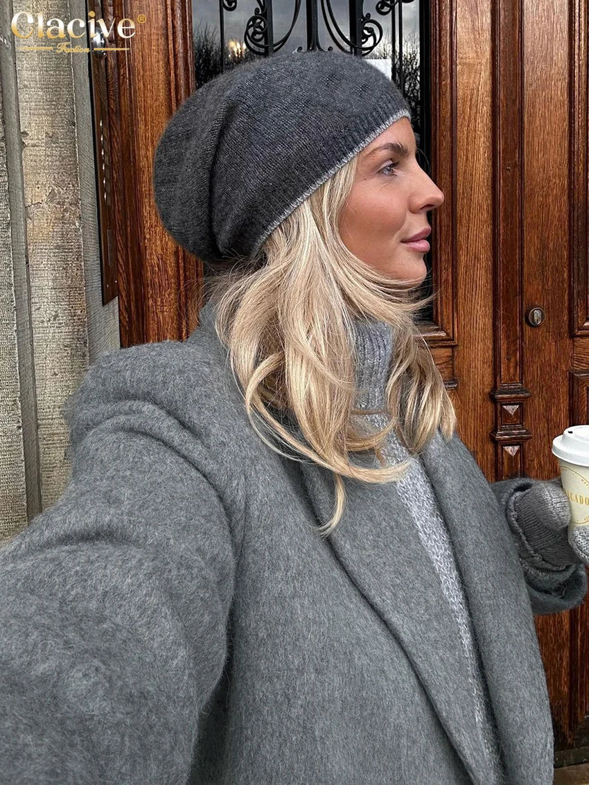 Gray Woman Coat