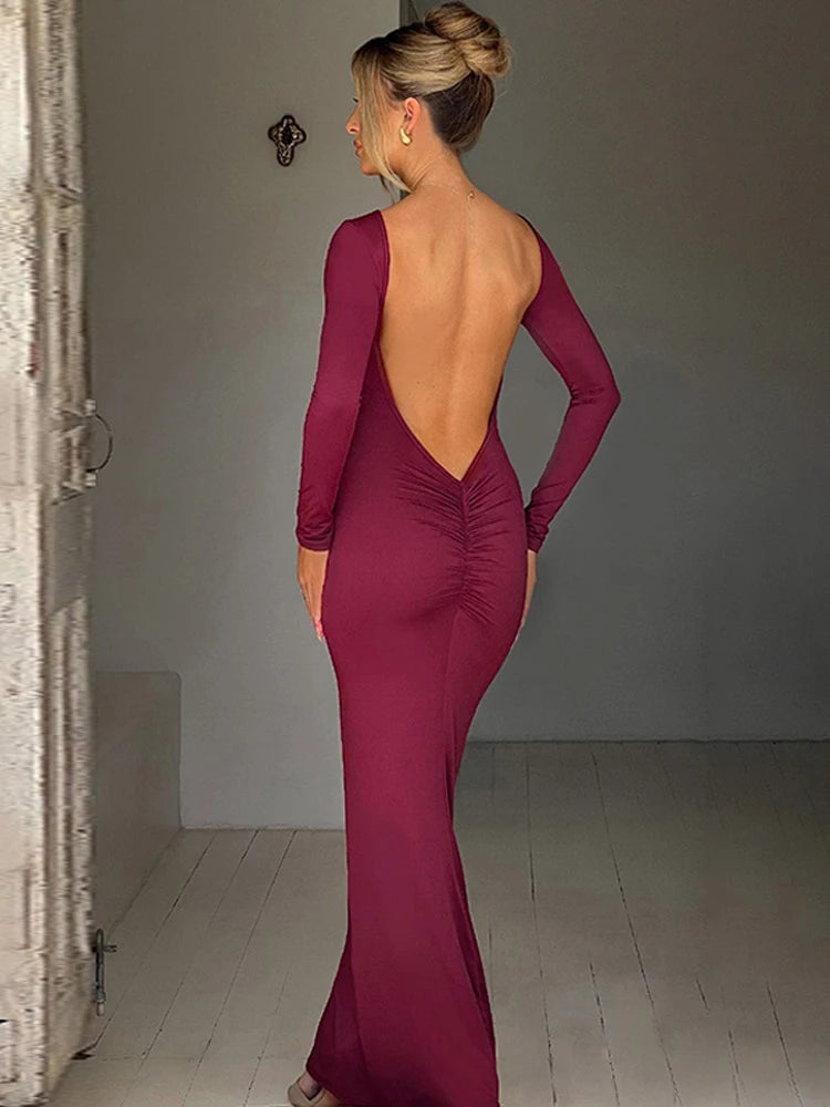 Bodycon Maxi Prom Dress