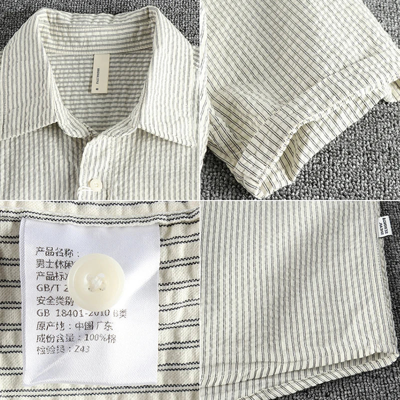 Short-sleeved shirt for men