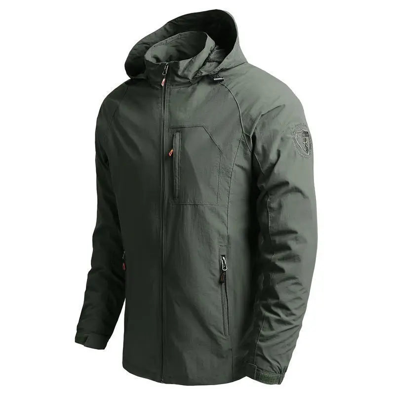 Men's Jackets Waterproof Military Hooded Jacket Windbreaker