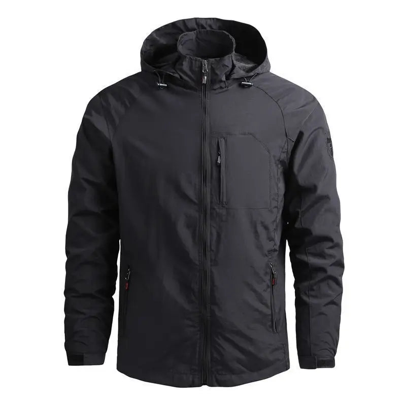 Men's Jackets Waterproof Military Hooded Jacket Windbreaker