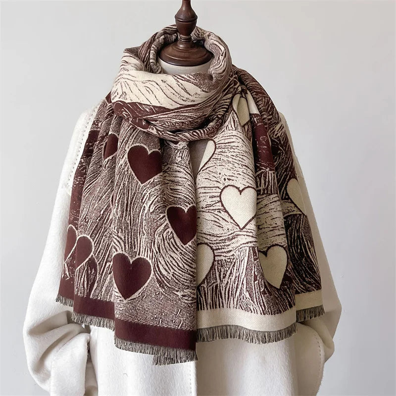 Winter Cashmere Scarf for Women