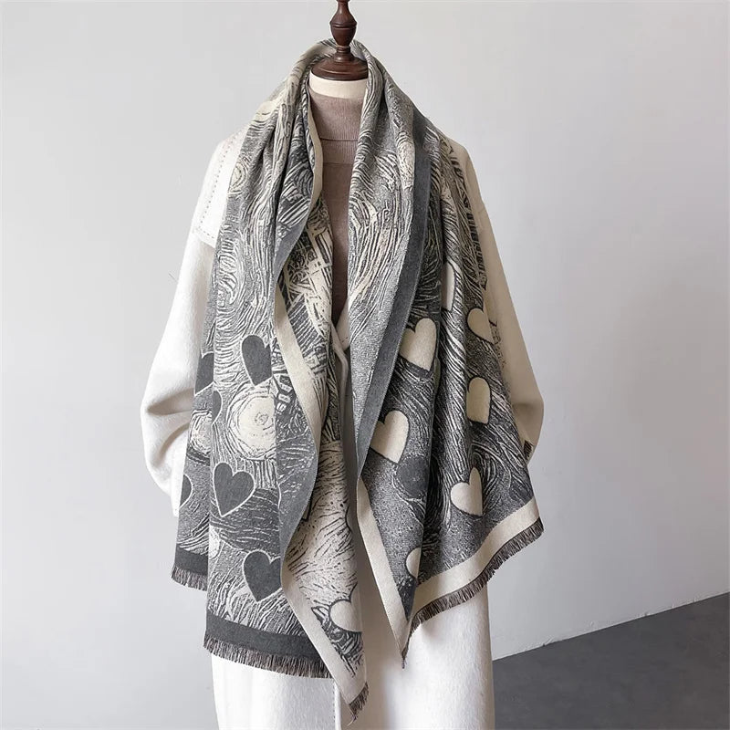 Winter Cashmere Scarf for Women