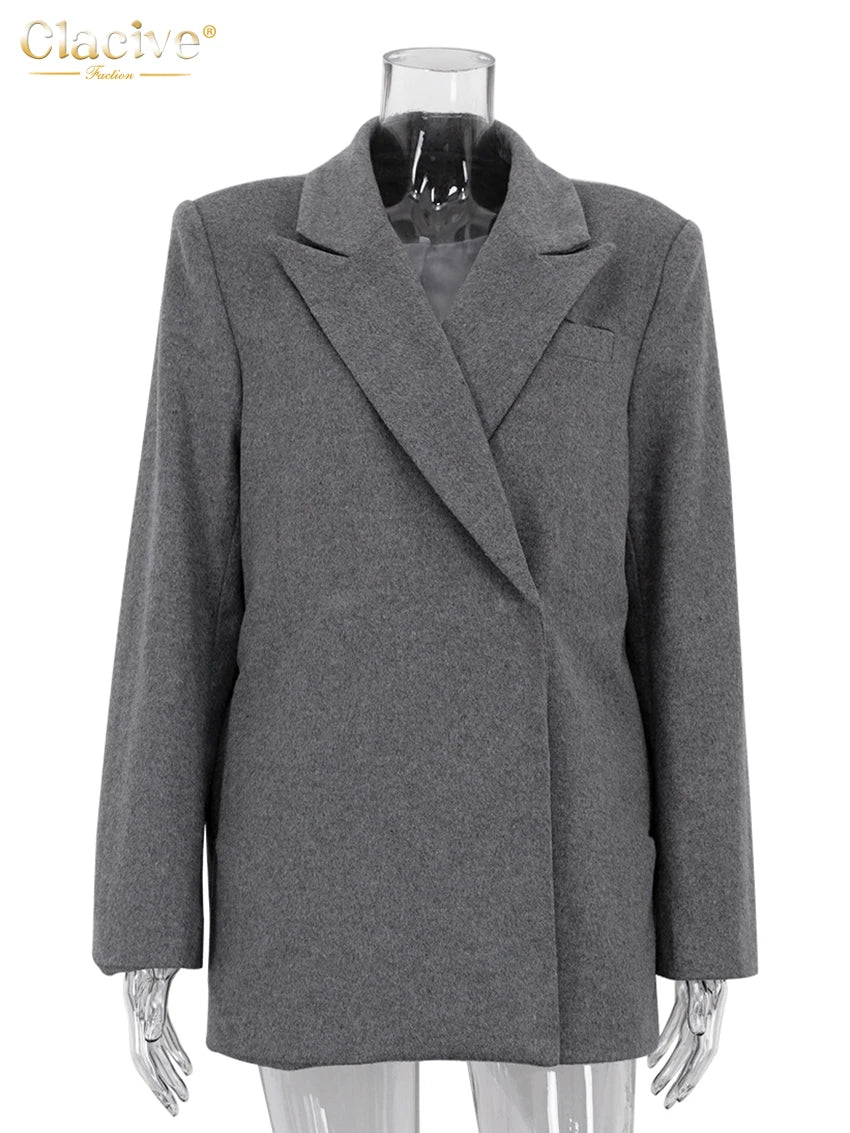 Gray Woman Coat