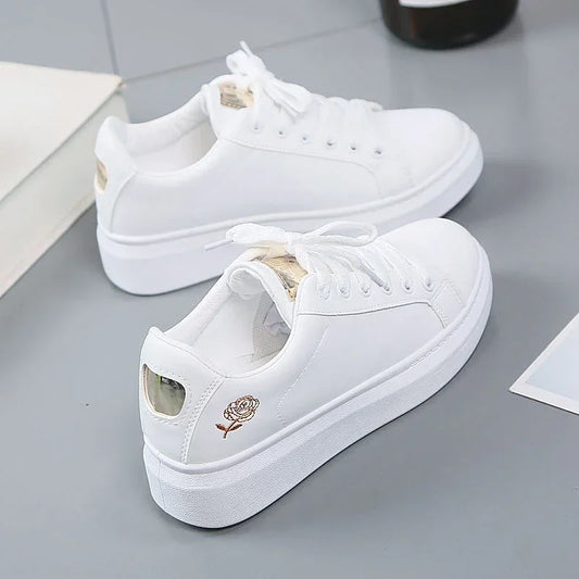 Women Leather Pu Casual Shoes