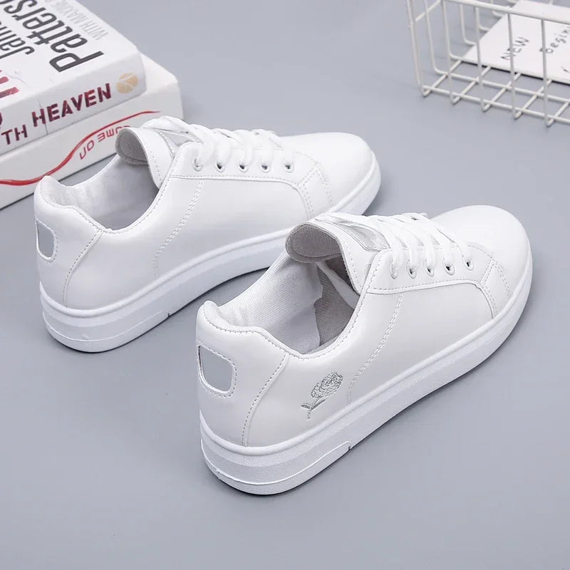 Women Leather Pu Casual Shoes