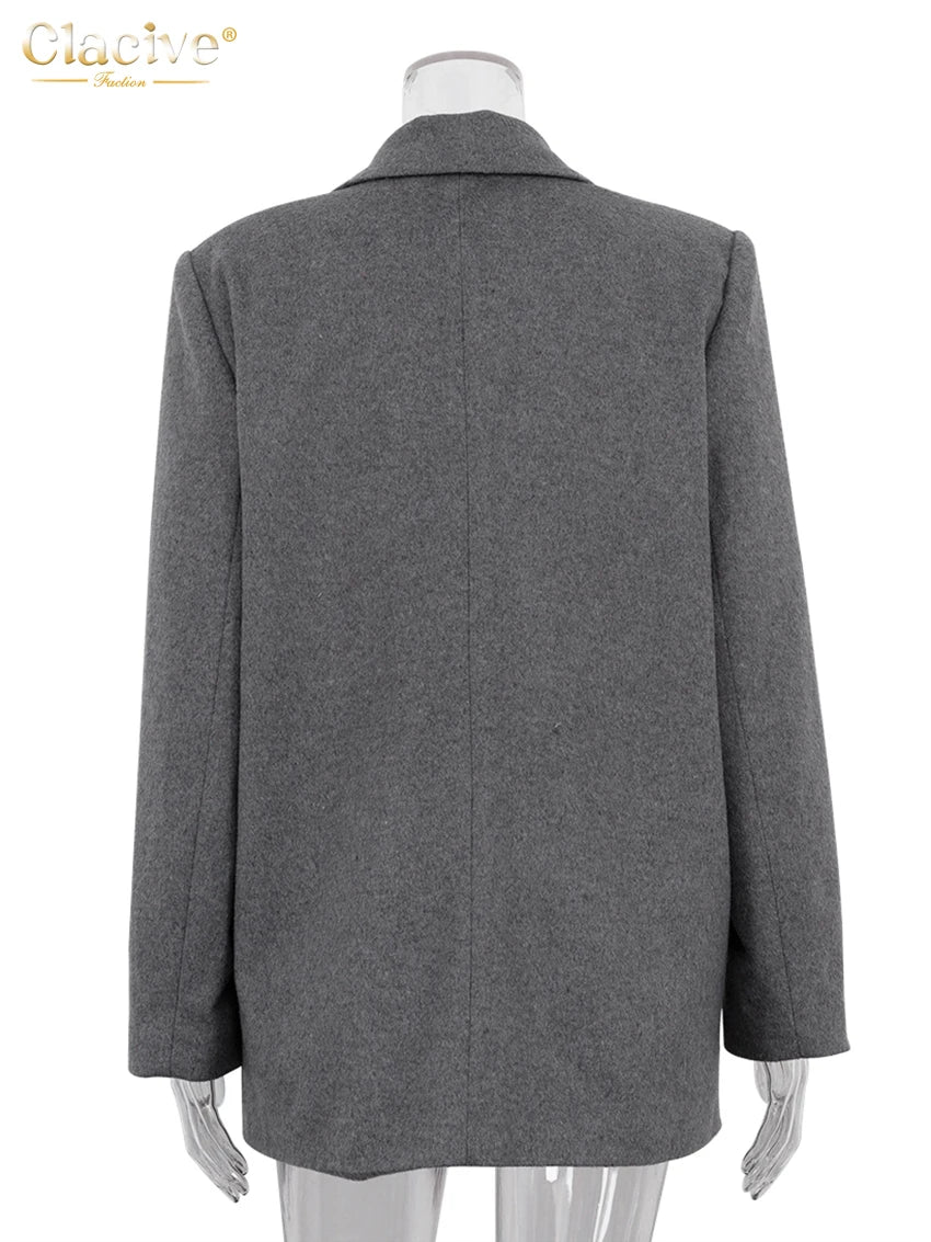 Gray Woman Coat