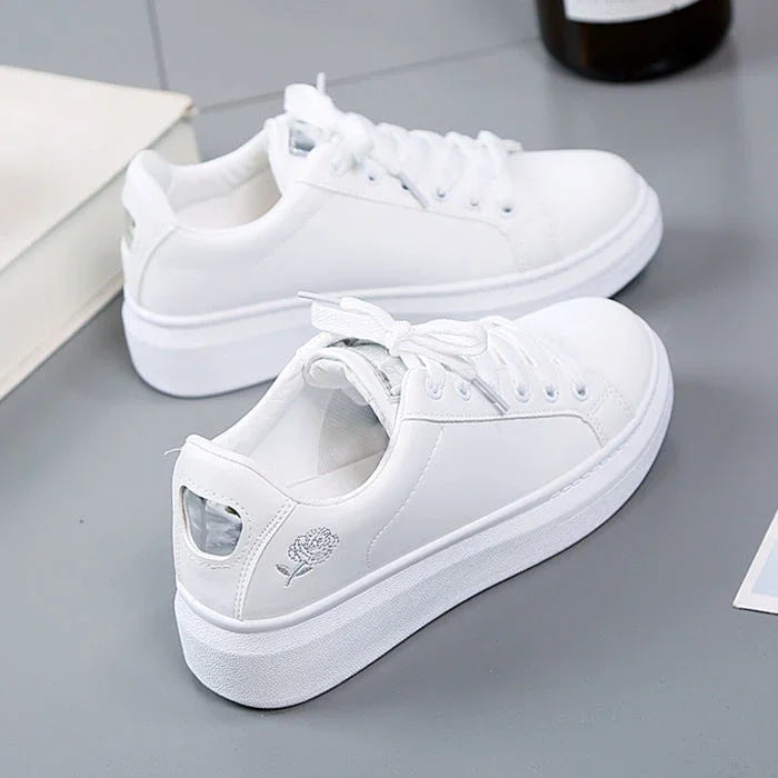 Women Leather Pu Casual Shoes