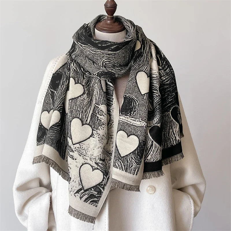 Winter Cashmere Scarf for Women