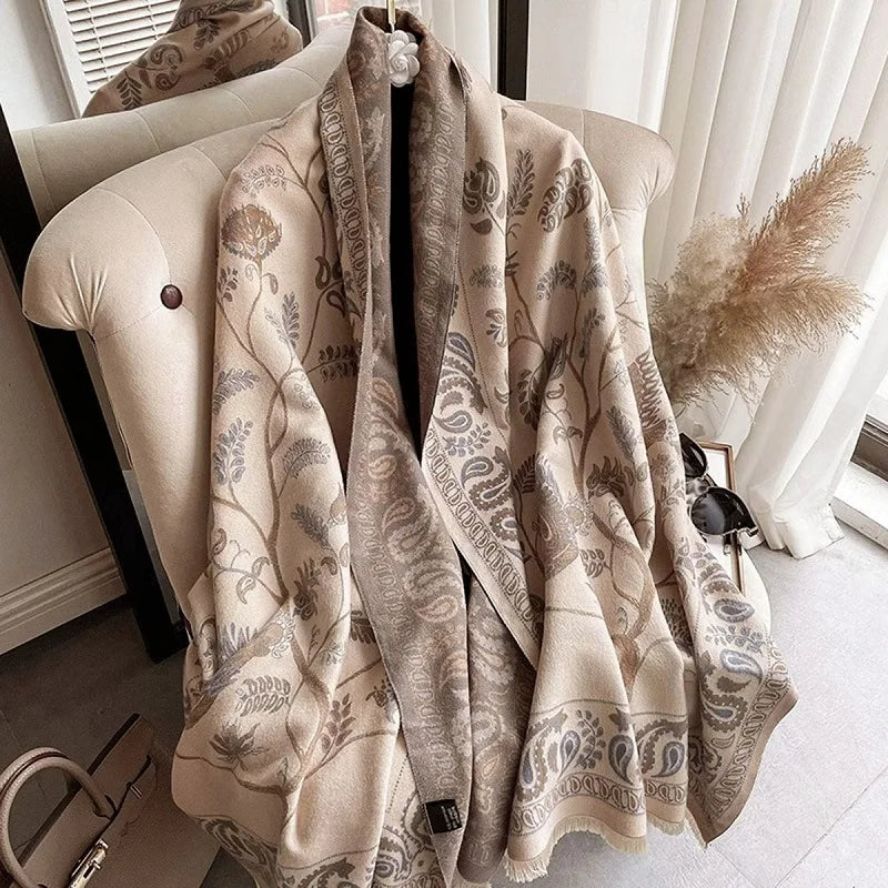 Scarf Women Tassel Shawl Winter Warm Blanket